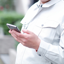 いつでもどこでもスマホから確認可能（業者・施主様とも共有可能）